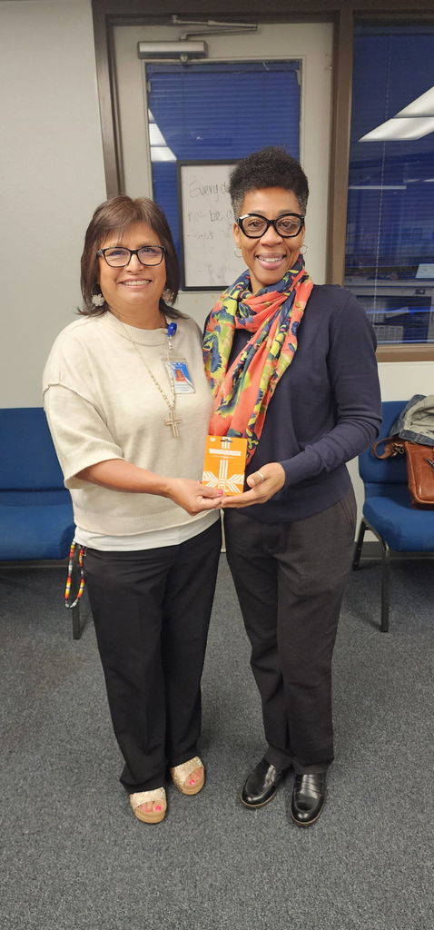 February Perfect Attendance Champions! Join us in celebrating Kathy Freeman, Crockett High School teacher, and Hudson Calvert, Crockett High School student, for showing up, staying committed, and leading by example. Your dedication shines—keep up the great work!