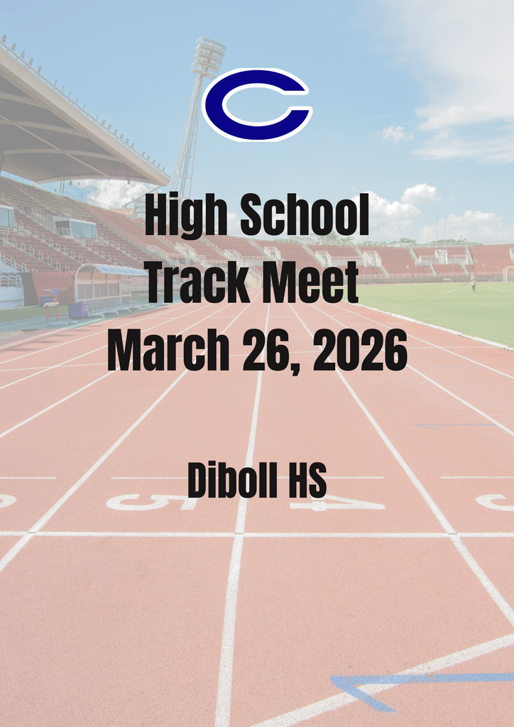 Crockett High School Track will have a meet at Diboll High School on March 26, 2026. Let’s cheer on our Bulldogs as they compete on the road!