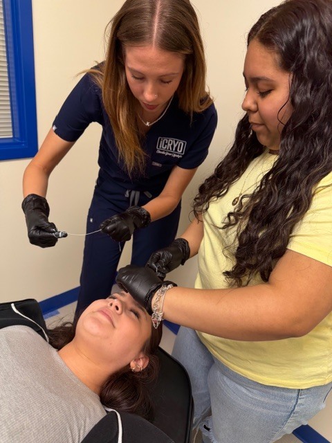 Today, our Cosmetology 1 and 2 students welcomed guest artist Kennedy Patterson, who led a hands‑on lesson in brow mapping. Such a great learning experience.