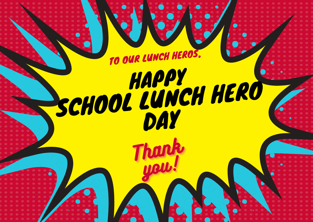🍎 Happy School Lunch Hero Day!   Crockett ISD celebrates and appreciates all of our incredible Lunch Heroes who work hard every day to nourish our students and staff. Your dedication, care, and commitment help fuel learning and brighten our campuses.  Thank you for everything you do — you truly are heroes.