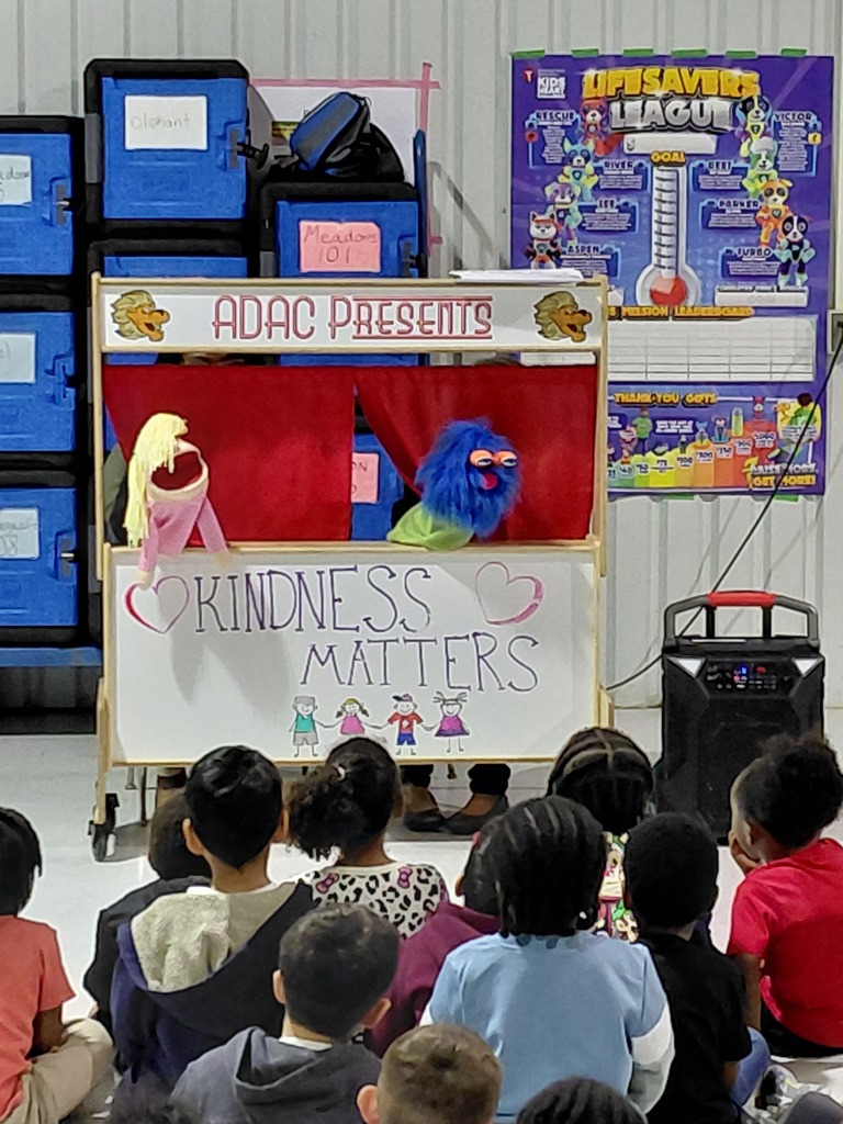 We were grateful to welcome ADAC to our Early Childhood Campus today. Their visit engaged our pre‑kindergarten and kindergarten students in a meaningful lesson aligned with Character Strong’s focus on Kindness. Our students truly enjoyed the experience. Thank you, ADAC, for supporting our learners.
