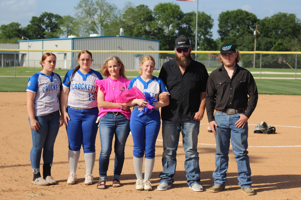 Crockett Softball and Baseball Senior Nights.