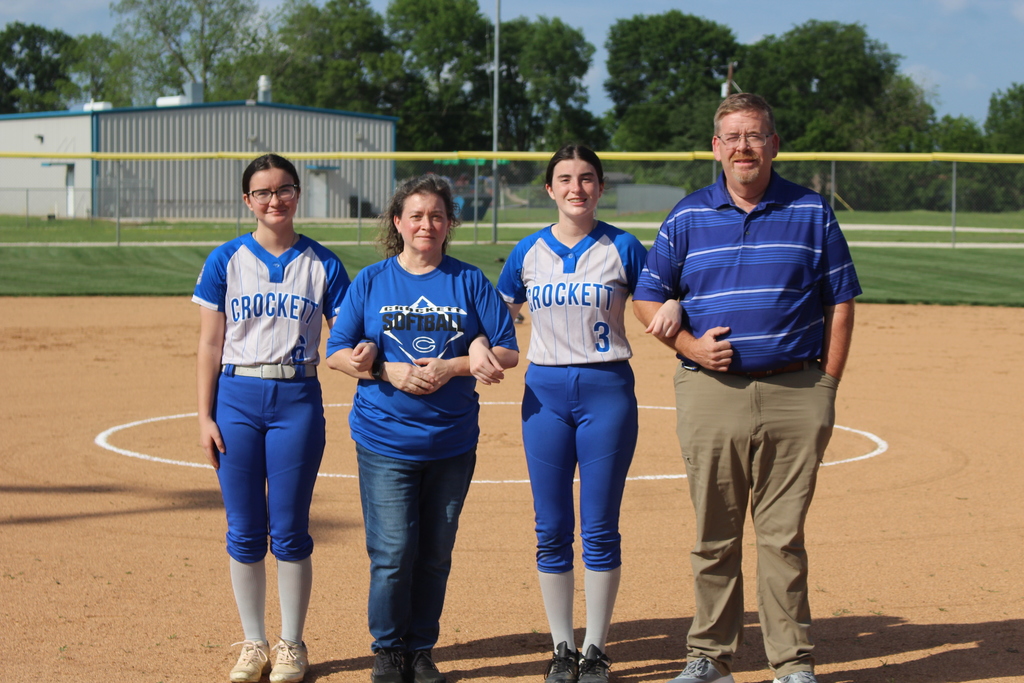 Crockett Softball and Baseball Senior Nights.