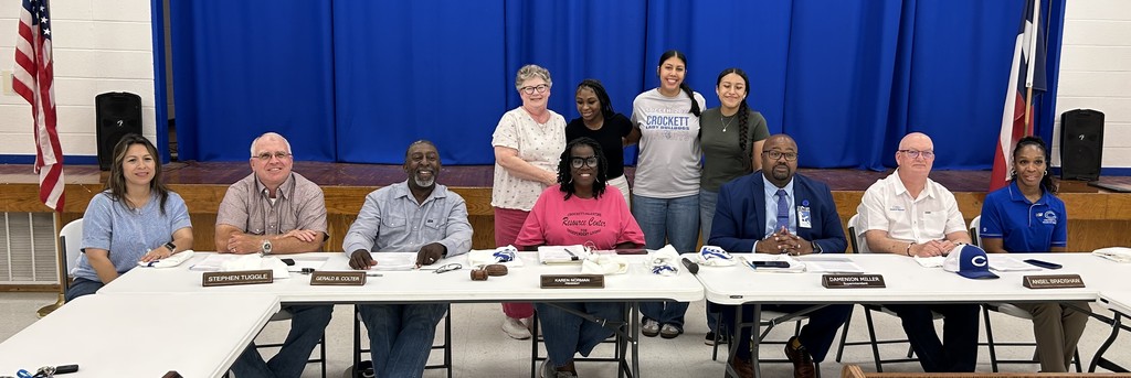 Congratulations to all our students who were recognized by the Crockett ISD Board at last night’s meeting. Your hard work, leadership, and dedication continue to make us proud.
