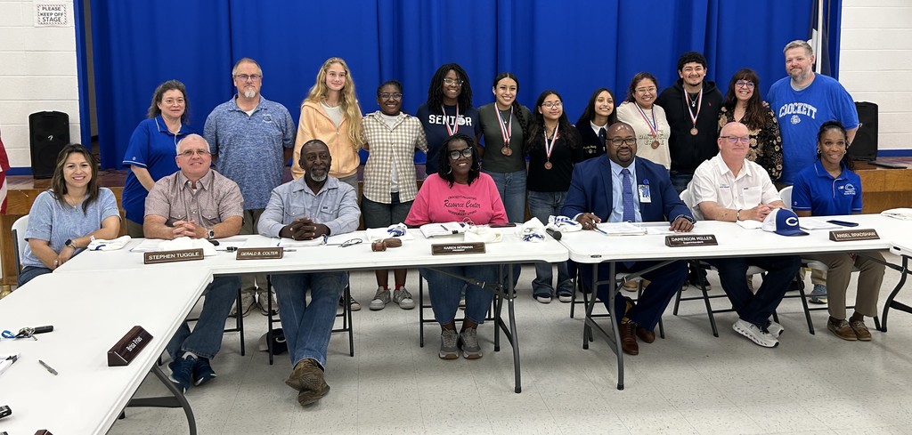 Congratulations to all our students who were recognized by the Crockett ISD Board at last night’s meeting. Your hard work, leadership, and dedication continue to make us proud.
