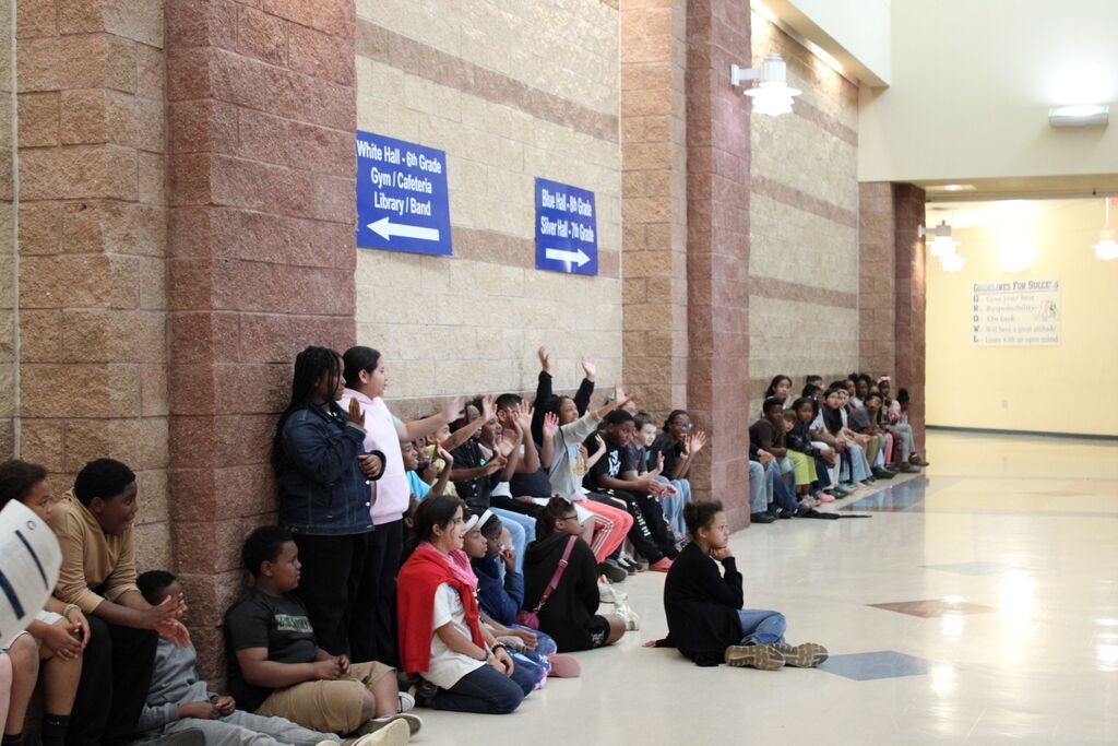 Crockett 5th graders stopped by Crockett Jr. High today to get a first look at life as future 6th graders. Big smiles, big energy, and an even bigger year ahead.