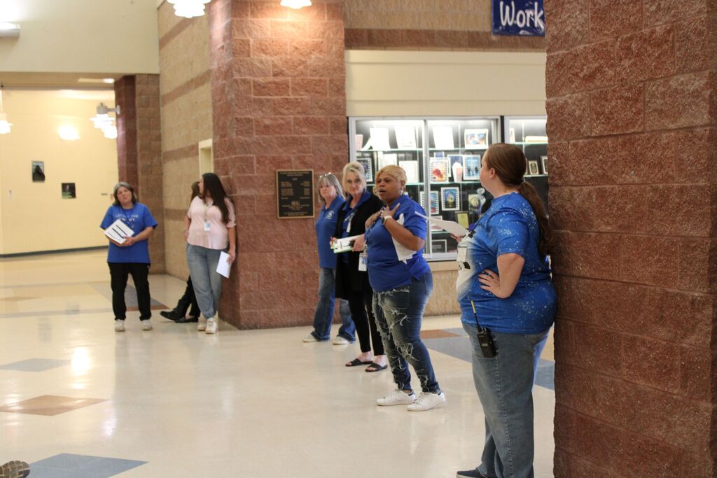 Crockett 5th graders stopped by Crockett Jr. High today to get a first look at life as future 6th graders. Big smiles, big energy, and an even bigger year ahead.