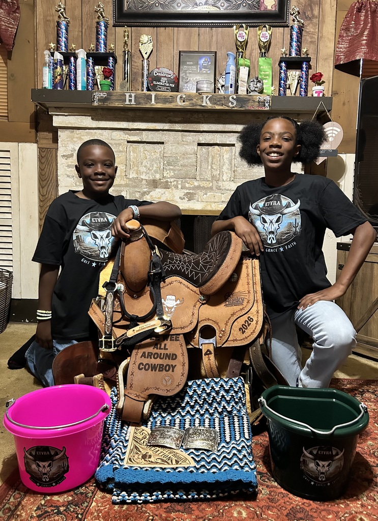 Congratulations to Kaleigh and Corey Hicks on an incredible ETYRA season! Kaleigh — 4th in poles Corey — All‑Around Cowboy, Champion goat ribbon pulling, Reserve Champion calf rider, plus top‑10 finishes in barrels, dummy roping, and poles. Proud of both of you!