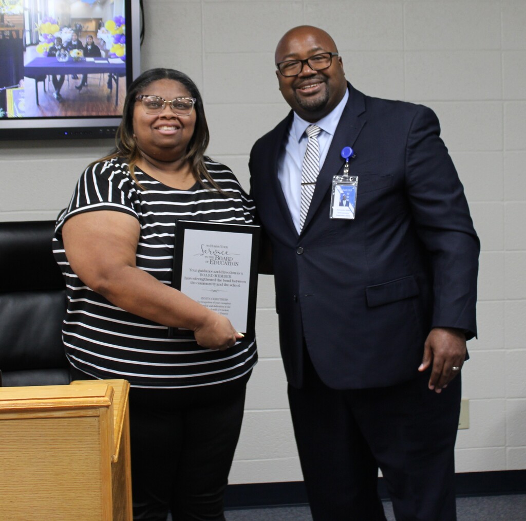 Crockett ISD extends heartfelt appreciation to Zenita Carruthers for her dedicated service on the Board of Education. Your leadership has enriched our district and strengthened the partnership between our schools and the community. Thank you for your commitment and service.
