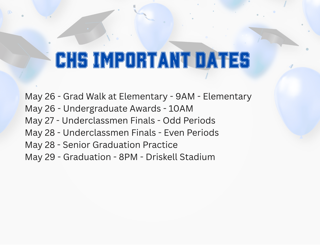 Seniors, it’s a packed week! 🎓 Be sure to look over the attached schedule so you’re ready for all the events. We can’t wait to celebrate you.