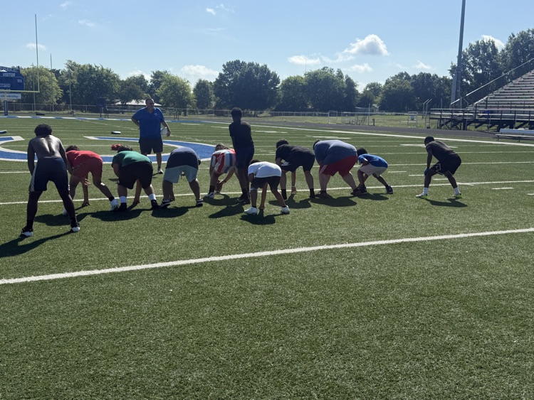 🏈 Day 1 of 7th-9th grade football camp is in the books! The energy was high, the effort was there, and we are off to a fantastic start. Ready to build on this momentum tomorrow! 💪🔥