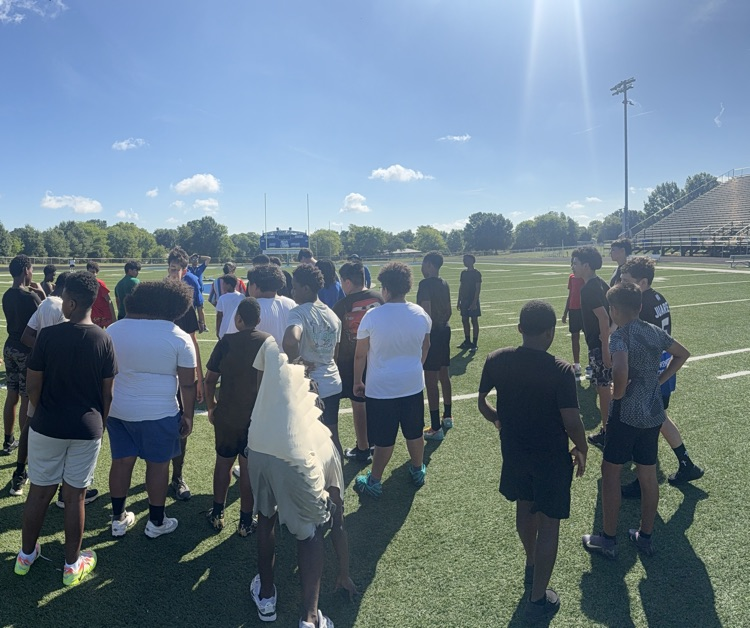 🏈 Day 1 of 7th-9th grade football camp is in the books! The energy was high, the effort was there, and we are off to a fantastic start. Ready to build on this momentum tomorrow! 💪🔥