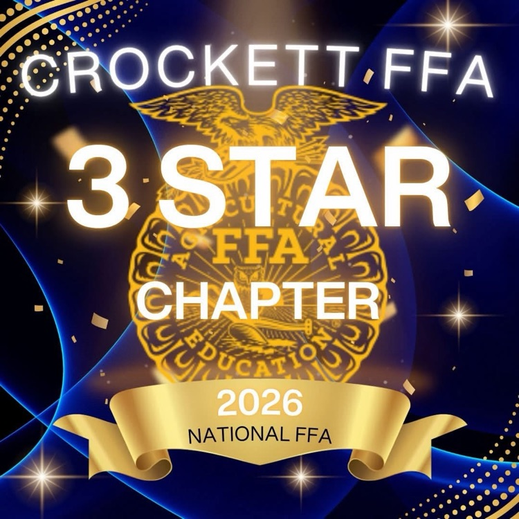 Crockett ffa ranked 3 star chapter