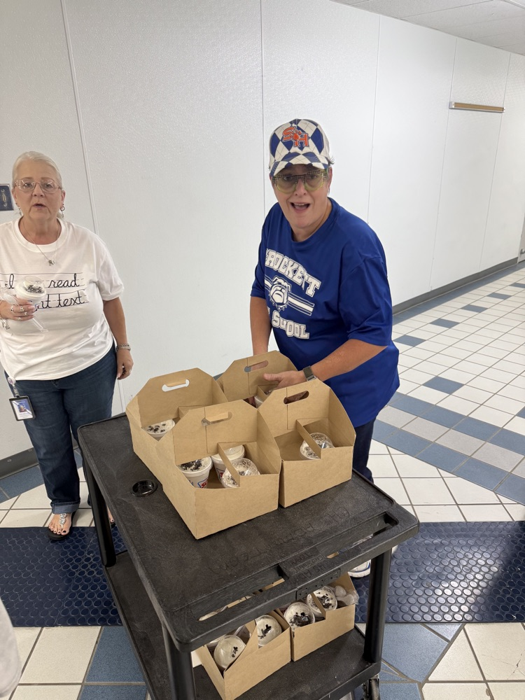 Big shoutout to the incredible teachers at Crockett High School! 🍎✨ The school treated their staff this week to celebrate their hard work and dedication. Thank you for everythingu you do for our students! 🙌