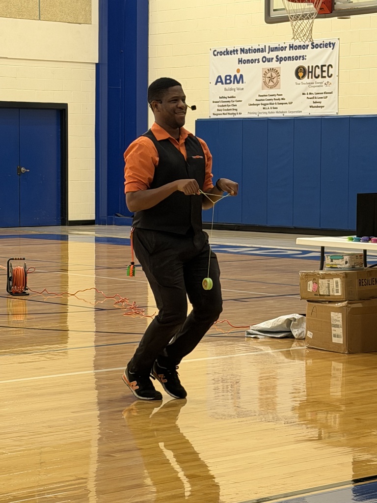 🎉 The NED Show came to Crockett Elementary! 🤩Our students had an amazing time learning valuable life lessons:💥 Never give up!🤝 Encourage others!🏆 Do your best ALWAYS!✨ Believe in the power of YET!🪀 NED Show Yo-Yos are coming! Sales start this Monday and will run for 10 days.🎒 Check backpacks today! We are sending home paperwork with all pricing and a QR code.How to purchase:Cash: Accepted directly at the school counselor's office.QR Code: Buy online! Crucial: If you buy online, you must send a coupon or receipt to Mrs. Pyle or Mrs. Meador before your student can collect their yo-yo.Receipts: You can email your QR code receipt directly to kristin.pyle@crockettisd.net.📧 Questions? Reach out to Miss Meador or Mrs. Pyle at CES!
