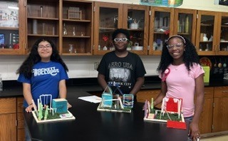 Shoutout to Crockett Jr. High GT students Vi'Tavian Simon, Kaleigh Hicks, & Jaydee Garcia! Under the guidance of Mrs. Catoe & Mrs. Mullins, they researched childhood disabilities, built 3D playground models for specific needs, and wrote stories reflecting the experience. 🛝✨ #BulldogPride