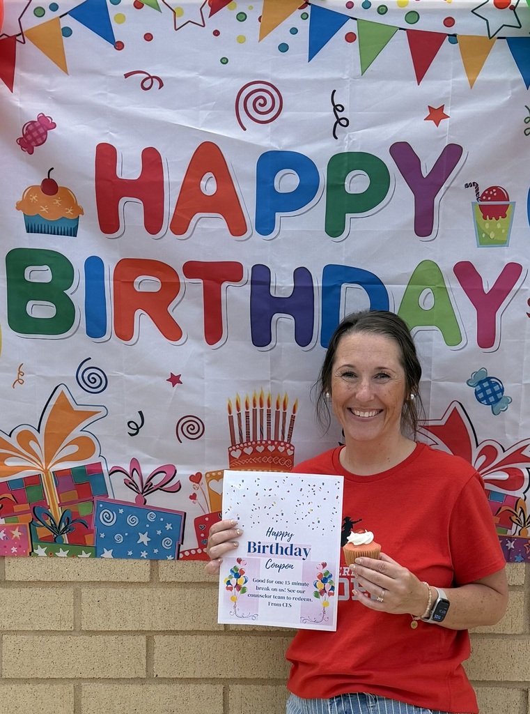 🎉 Happy September Birthday to our wonderful Crockett Elementary staff! On Thursday, we celebrated Mrs. McDonald, Mrs. Moore, and Mrs. Kuza! 🎂✨We are so thankful for all you do for our students and school. We hope your day was as special as you are! 💛