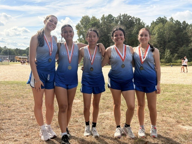 Proud to announce the results from today's Cross Country meet! Our Crockett athletes put on an outstanding performance. The JV Boys took home 1st place as a team, with Jared Cruz (4th), Gabriel Suarez (8th), Jamie Reymundo (11th), Jesus Cruz (12th), and Alexander Ledesma (15th) all placing in the top 15 to earn medals. The Varsity Boys tied for 2nd place as a team. The top 15 runners medaled, led by Jaden Quintero in 5th (17:57) and Victor Cruz in 9th (18:14). The JV Girls secured 2nd place as a team, with top 15 medal finishes from Christel Gomez (6th), Bridget Loredo (7th), Kylie Toch (10th), and Alicia Benavides (13th). Rounding out a great day, the Varsity Girls ran phenomenal races, with every single runner hitting a new Personal Record (PR)! Congratulations to all of our runners and coaches on a fantastic meet!