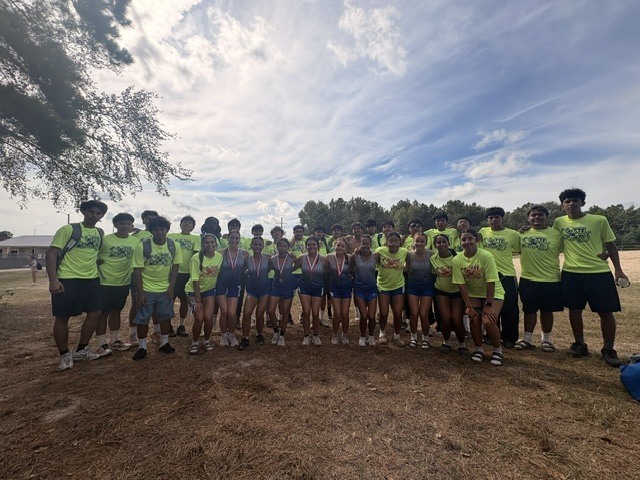 Proud to announce the results from today's Cross Country meet! Our Crockett athletes put on an outstanding performance. The JV Boys took home 1st place as a team, with Jared Cruz (4th), Gabriel Suarez (8th), Jamie Reymundo (11th), Jesus Cruz (12th), and Alexander Ledesma (15th) all placing in the top 15 to earn medals. The Varsity Boys tied for 2nd place as a team. The top 15 runners medaled, led by Jaden Quintero in 5th (17:57) and Victor Cruz in 9th (18:14). The JV Girls secured 2nd place as a team, with top 15 medal finishes from Christel Gomez (6th), Bridget Loredo (7th), Kylie Toch (10th), and Alicia Benavides (13th). Rounding out a great day, the Varsity Girls ran phenomenal races, with every single runner hitting a new Personal Record (PR)! Congratulations to all of our runners and coaches on a fantastic meet!