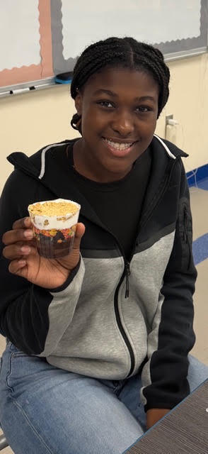 Our Crockett High School Cosmetology Intro students are combining creativity and science! Today’s skin anatomy lesson featured a delicious twist—building edible parfaits to represent the layers of the epidermis. Great job, future cosmetologists! 👏🎨
