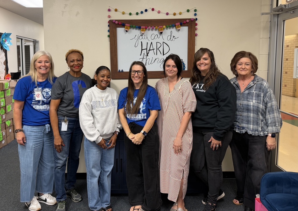 Crockett Elementary showed Mrs. McDonald just how much she means to our faculty and staff! 💙 Thank you, Mrs. McDonald, for everything you do—you are so deeply appreciated! ✨