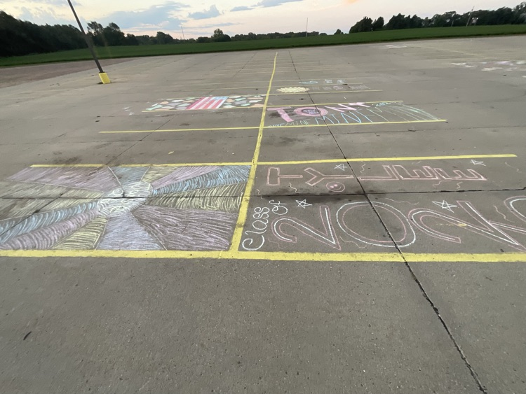 Senior parking spots for Homecoming