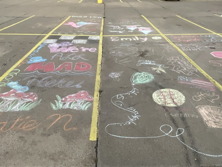 Senior parking spots for Homecoming