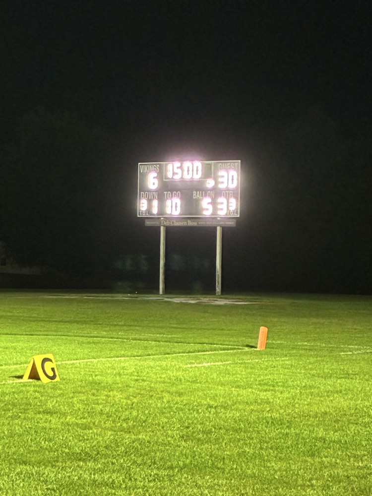 Halftime FB score Crofton vs Wausa Osmond