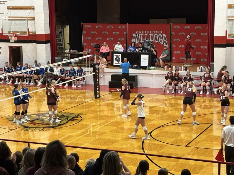 Lady Warriors are ready for the first serve.