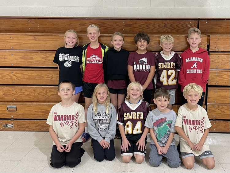 Q1 perfect attendance students