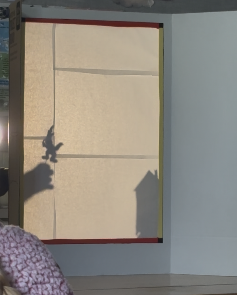 Brooklynn, Mac, and Sieera's puppet show