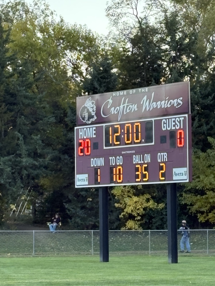scoreboard 20-0