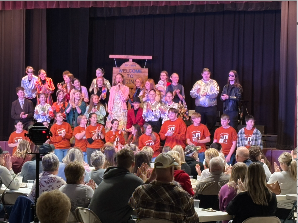 One Act cast and crew.