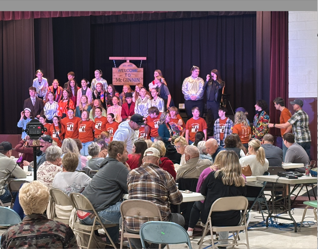 One Act cast and crew picture.