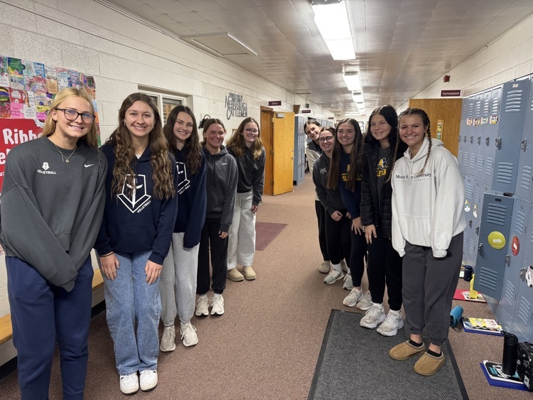 Mount Marty Volleyball for High Five “Tuesday” 