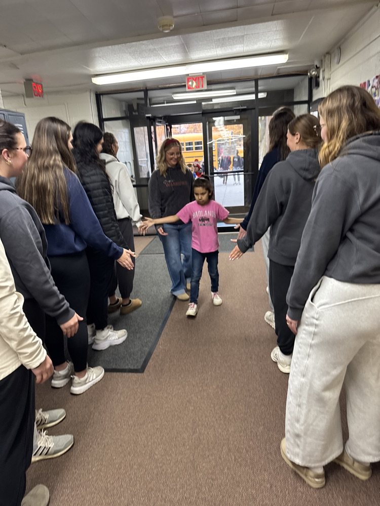 Team giving high fives