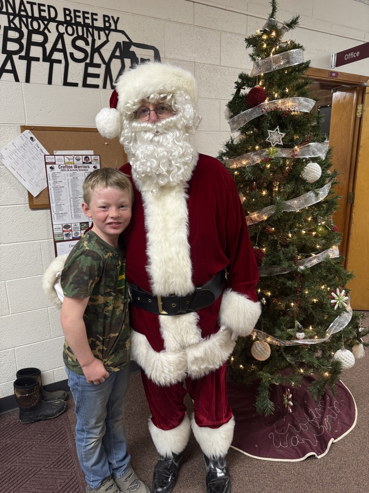 Alex with Santa