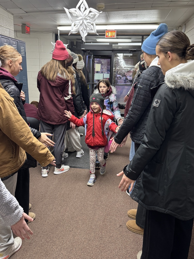 Team giving high fives 