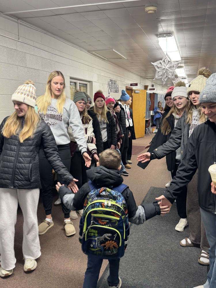 Team giving high fives 