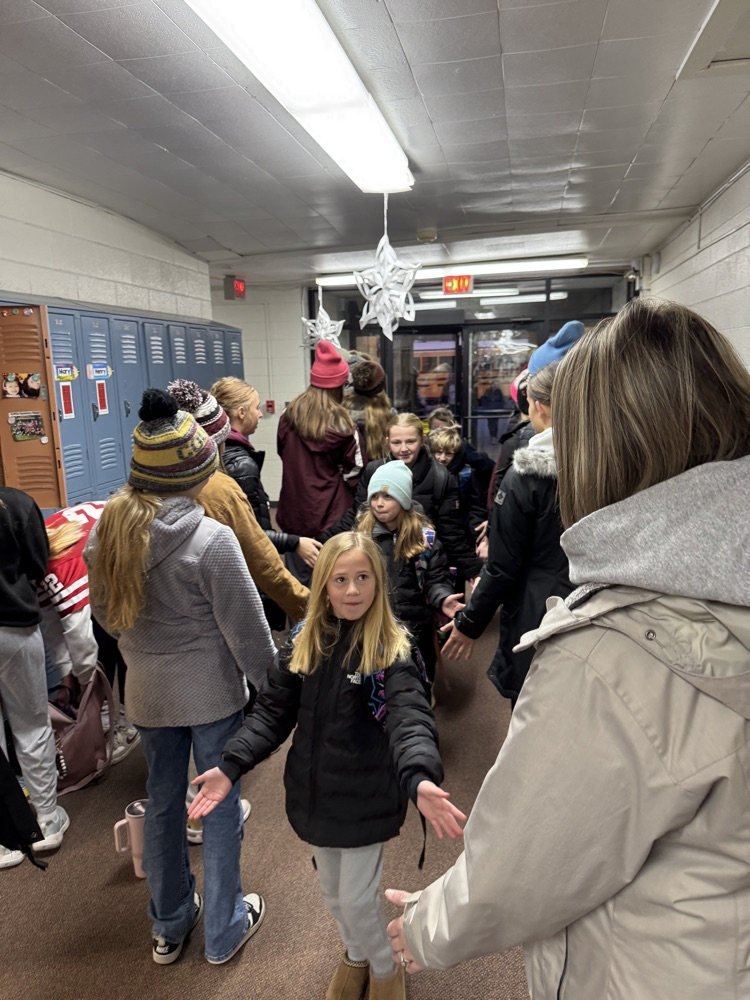 Team giving high fives 