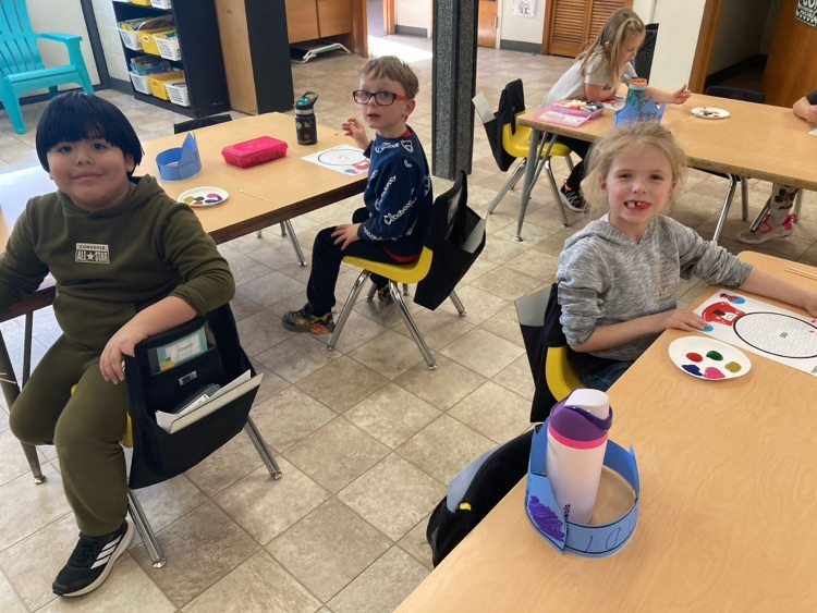 Kindergarten 100 gumballs painting activity