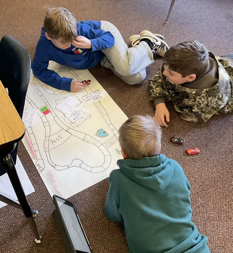 6th graders playing their board games!