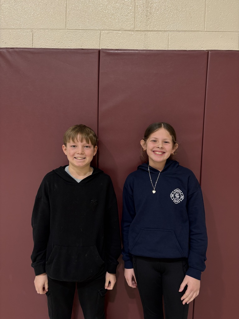 6th Grade Spelling Bee Winner and Alternate