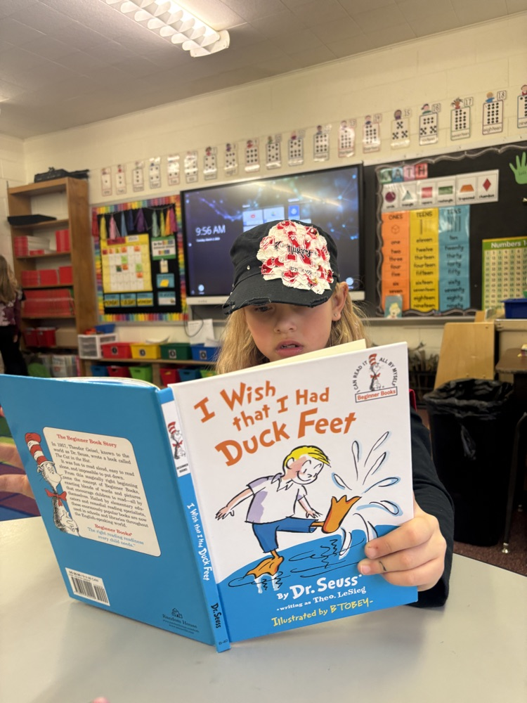Students wearing hats