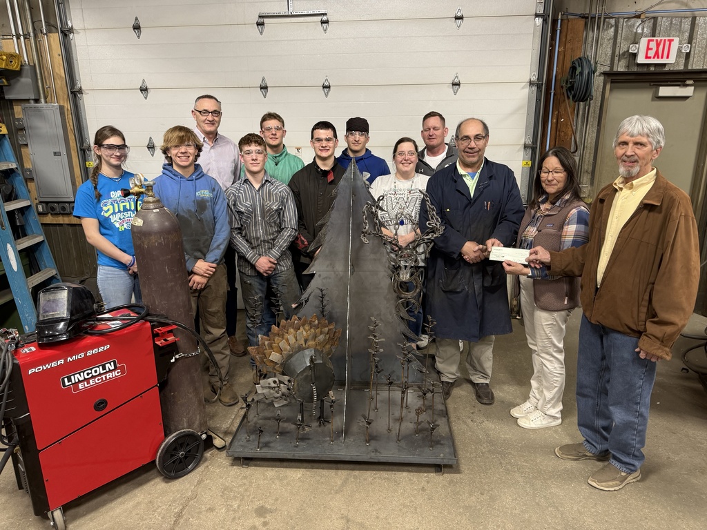 Donation for the new Lincoln welder. 