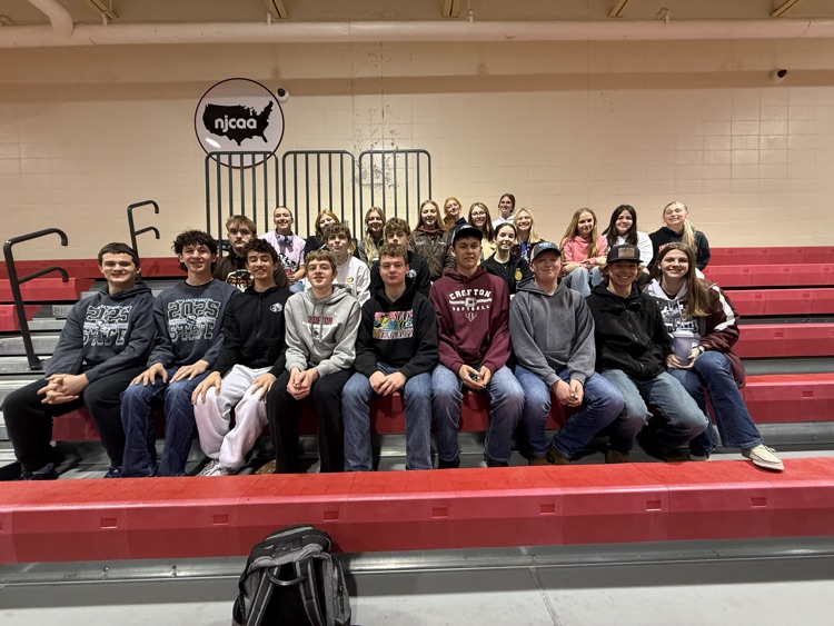 Picture of the kids that competed at the scholastic competition