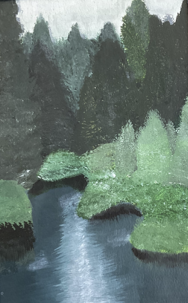 Best of show, Junior High  - 'Misty Forest'  By Cairi Culliton