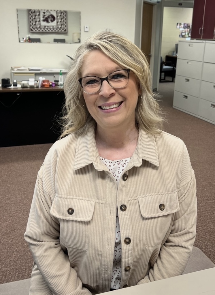 Sherry Schieffer, high school secretary