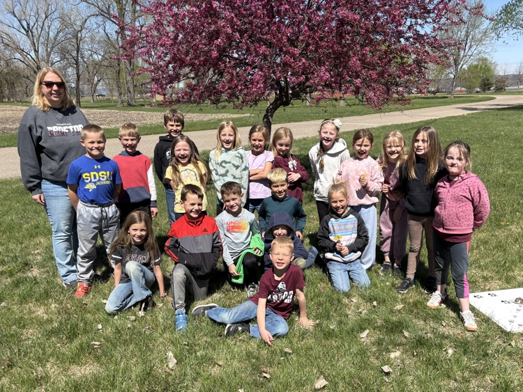 first graders at a Nebraska State Park