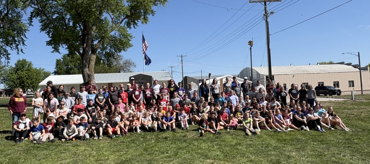 3rd-6th grade at Field Day at the South Park 